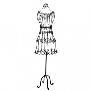 Krejčovská panna v životní velikosti - kovová