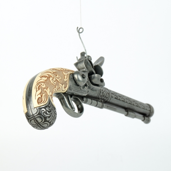 Křesadlová pistole 30 cm historická replika