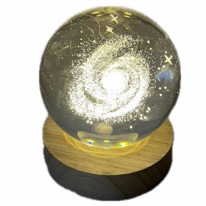 Křišťálová koule - lampa s mlhovinou