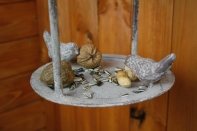 Krmítko pro ptáčky kovové 37cm