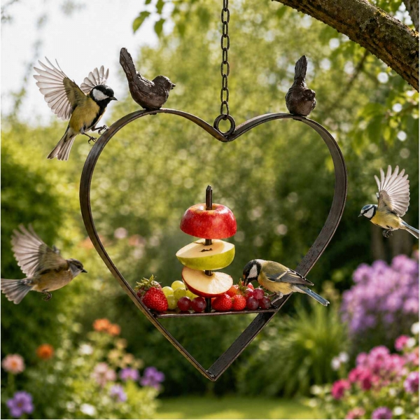 Krmítko pro ptáky na lojovou kouli 23×23×2cm