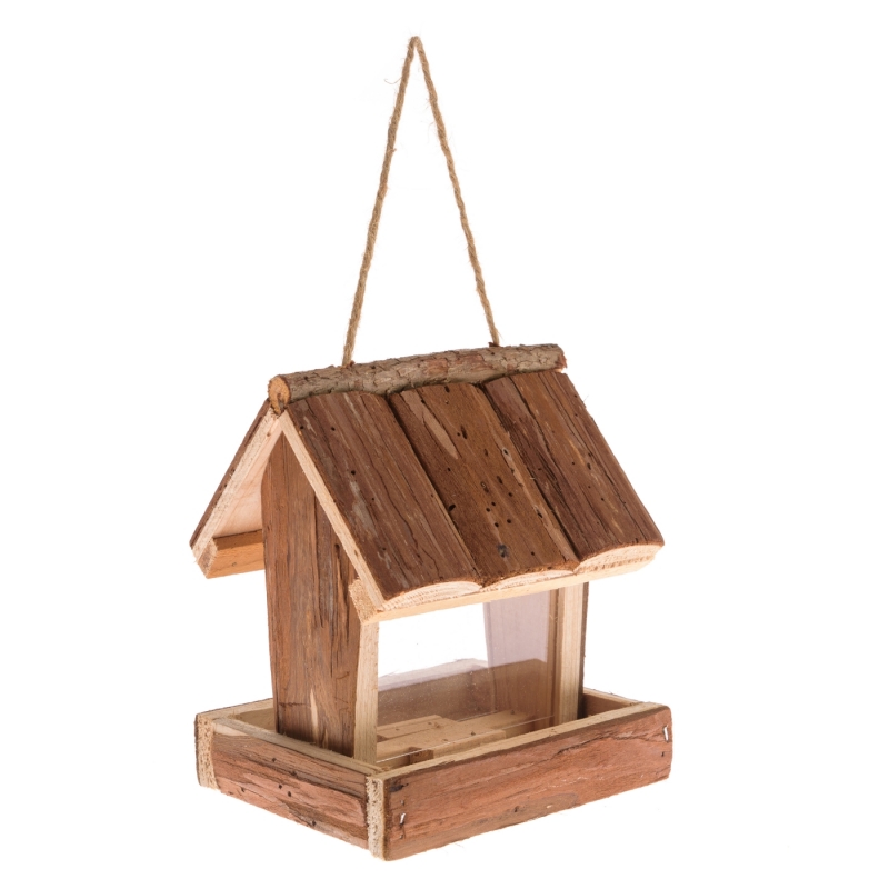 Krmítko pro ptáky se zásobníkem