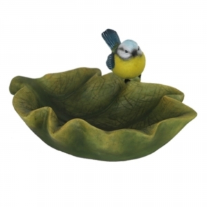 Krmítko pro ptáky sýkorka na listu