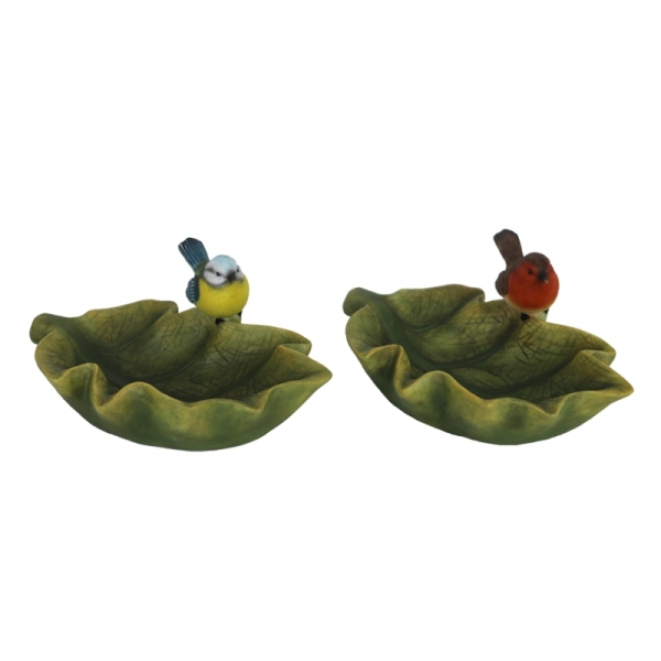 Krmítko pro ptáky sýkorka na listu