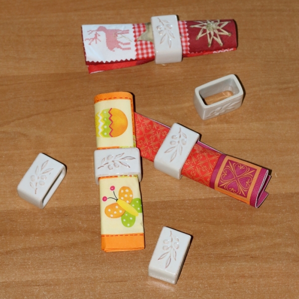 Kroužek na ubrousky tyrkys ALENTEJO 5cm