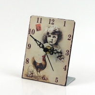 Kuchaříci retro hodiny 8,6x11,4 