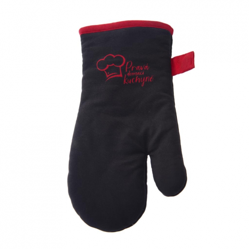 Kuchyňská chňapka s nápisem