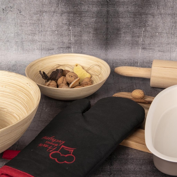 Kuchyňská chňapka s nápisem