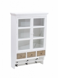 Kuchyňská skříňka Provence - se třemi šuplíky a háčky 54x87x19cm