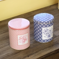 Kulatá plechová dóza Abelone raspberry 10cm