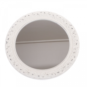 Kulaté zrcadlo se zdobením