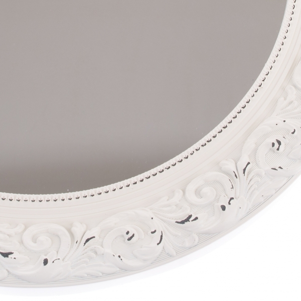 Kulaté zrcadlo se zdobením