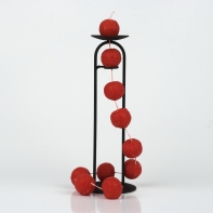 Kuličky svíce červená