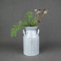 Květináč bandaska pozinkovaný plech 15×25×14,5cm