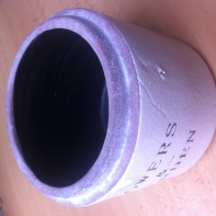 Květináč Flowers Garden 16x14x16 cm - puklina v glazuře