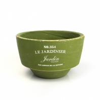 Květináč keramický světle zelený 25x15x25cm