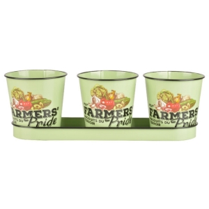 Květináč na bylinky FARMERS PRIDE set 3ks