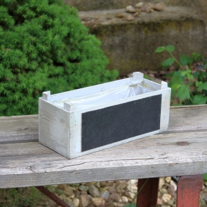 Květináč na bylinky s tabulkou 24x10cm