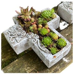 Květináč na hrob 21,5x25x6cm