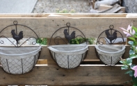Květináč na stěnu set 3ks