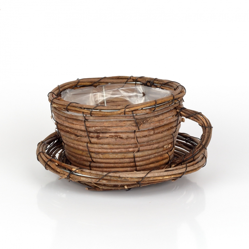 Květináč šálek 14x9x18cm