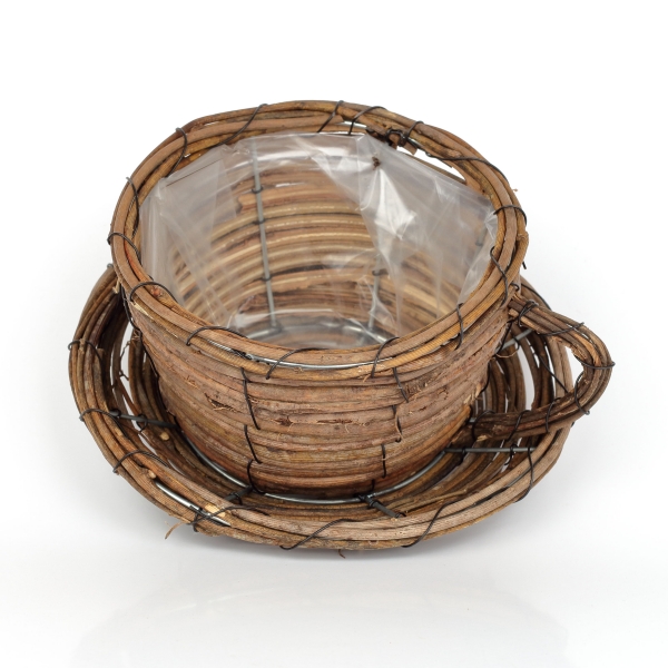 Květináč šálek 14x9x18cm