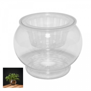 Květináč se sítkem pro zakořenění rostlin pr. 15 x v. 12 cm