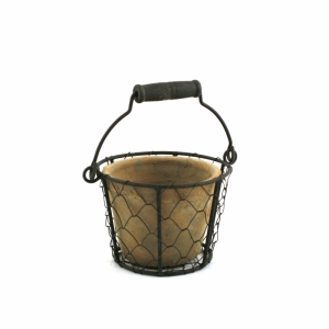 Květináč terakota s uchem