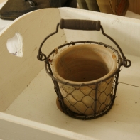 Květináč terakota s uchem