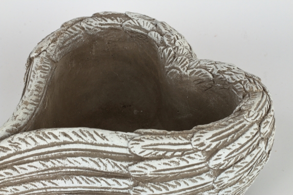 Květináč z betonu srdce