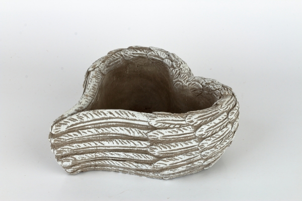 Květináč z betonu srdce