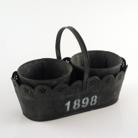 Květináče s přenoskou 28x19x12cm