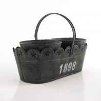 Květináče s přenoskou 28x19x12cm