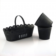 Květináče s přenoskou 28x19x12cm