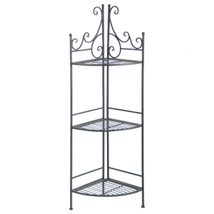 Květinový stojan na balkon rohový