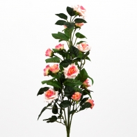Kytice růže mini x3 27x73x27cm růžová