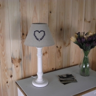 Lampa - noha, podstavec lampy bílý 39cm