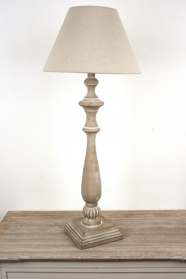 Lampa soustružená antický styl 87 cm