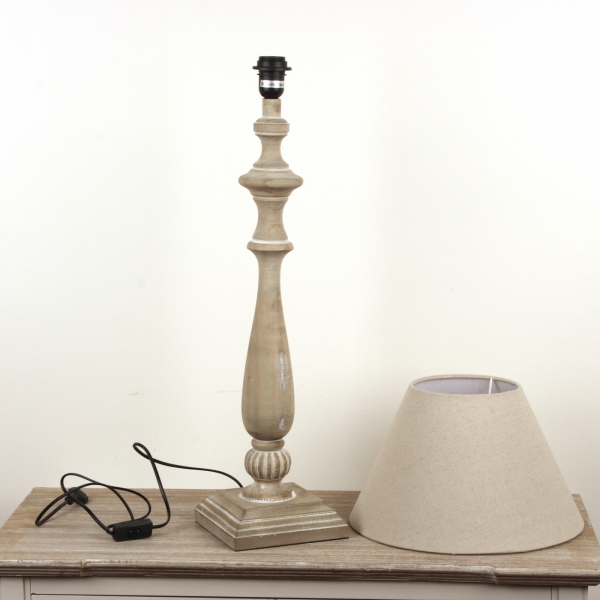 Lampa soustružená antický styl 87 cm