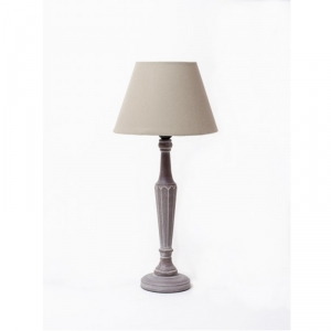 Lampa soustružená hnědá 57cm