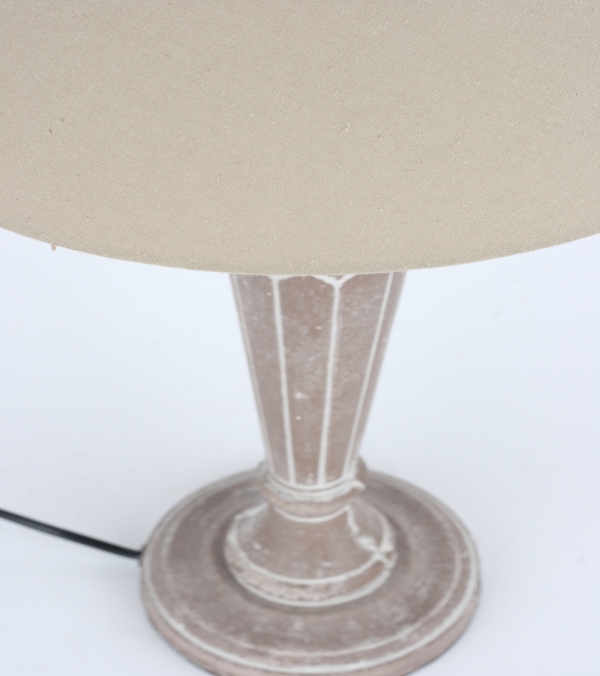 Lampa soustružená hnědá 57cm