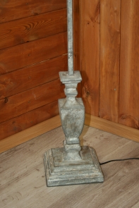 Lampa vysoká hnědá - hnědé šisování 130cm