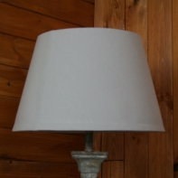 Lampa vysoká hnědá - hnědé šisování 130cm