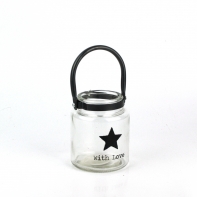 Lampička na svíčku - motiv hvězda