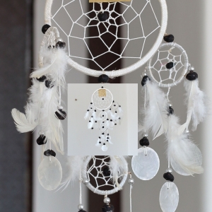 Lapač snů bílý 12cm