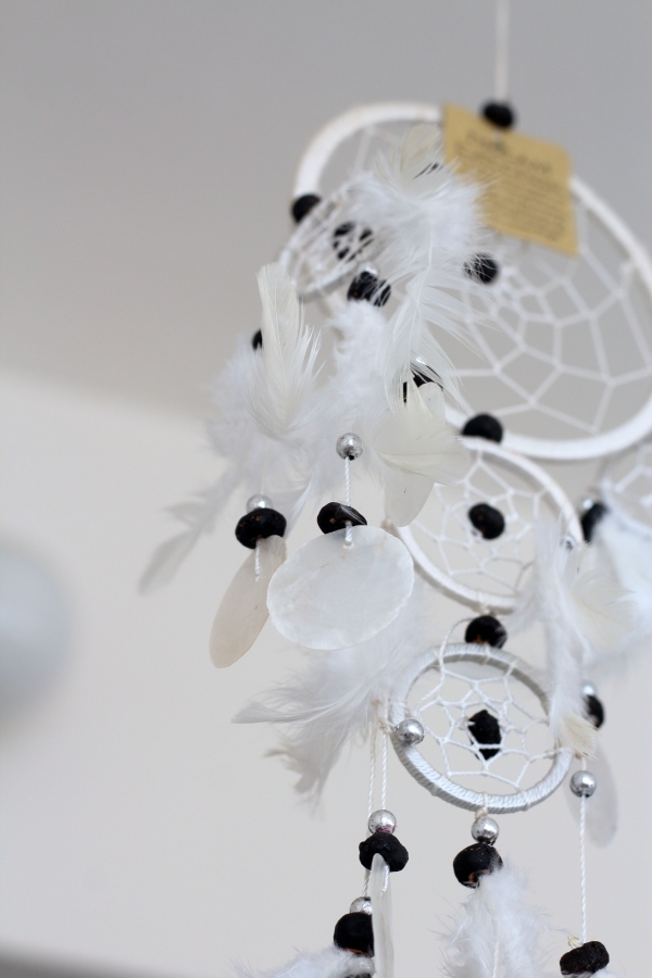 Lapač snů bílý 12cm