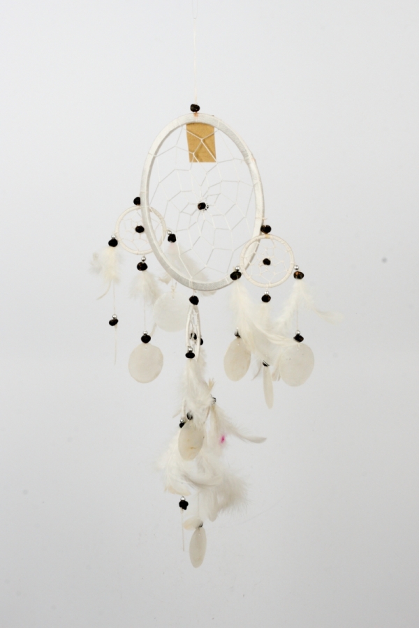 Lapač snů bílý  16 cm