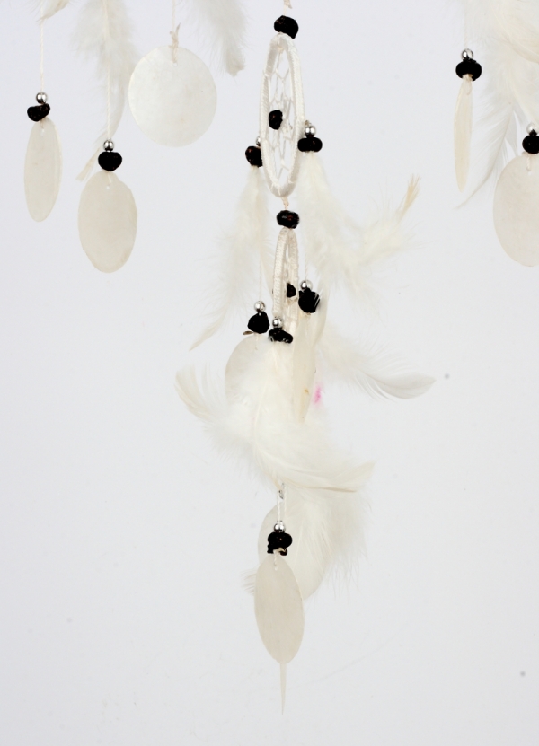 Lapač snů bílý  16 cm