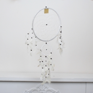 Lapač snů bílý 27cm