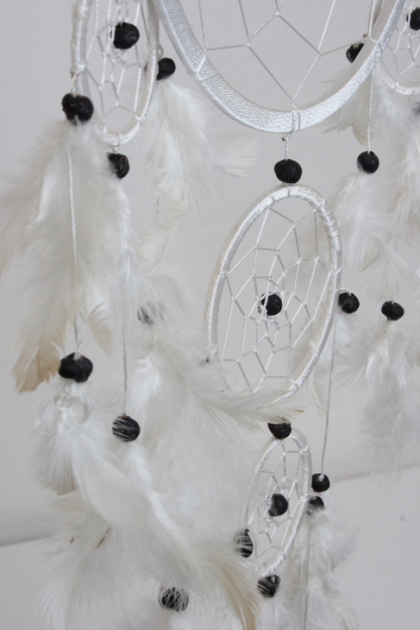 Lapač snů bílý 27cm